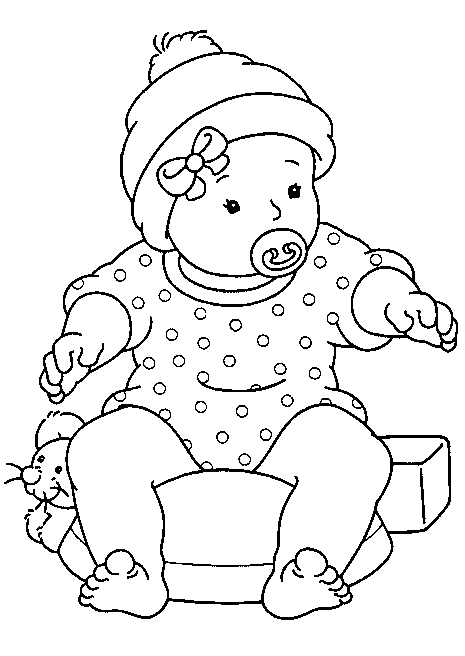 Coloriage Bebe Coloriage Bebe