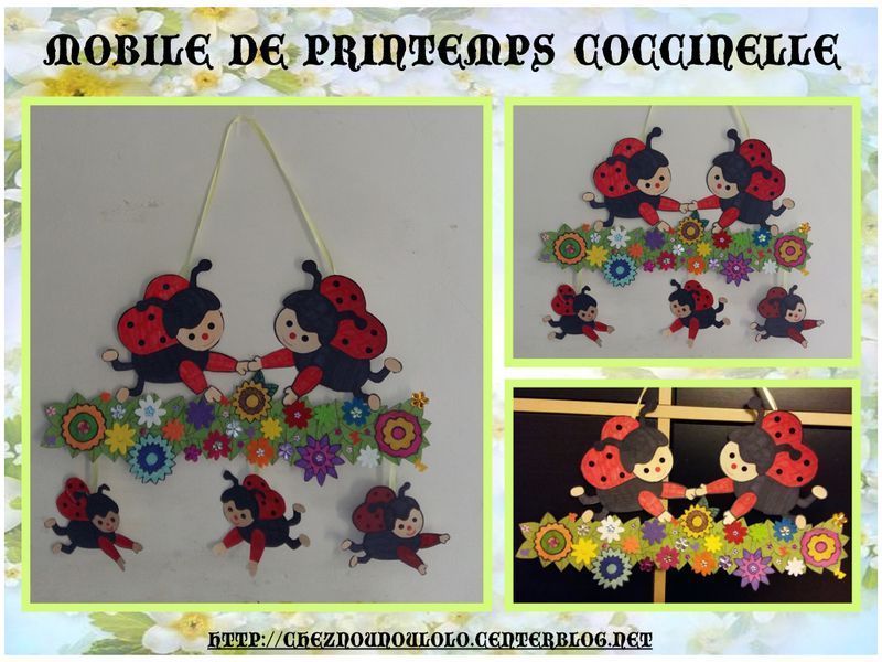 MOBILE PRINTANIER COCCINELLE