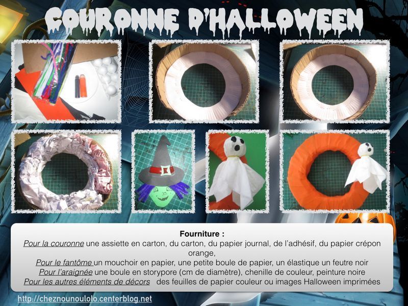 Formes De Couronne Citrouille En Fil Métal - Lot De 2 Pièces 25x18cm | Support Couronne Halloween DIY - 6